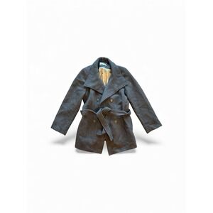 Calvin Klein gray belted women's wrap /trench/ Pea coat size XL